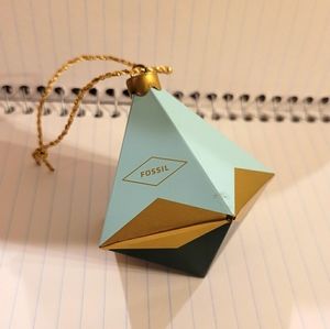 Fossil Diamond Shaped Ornament